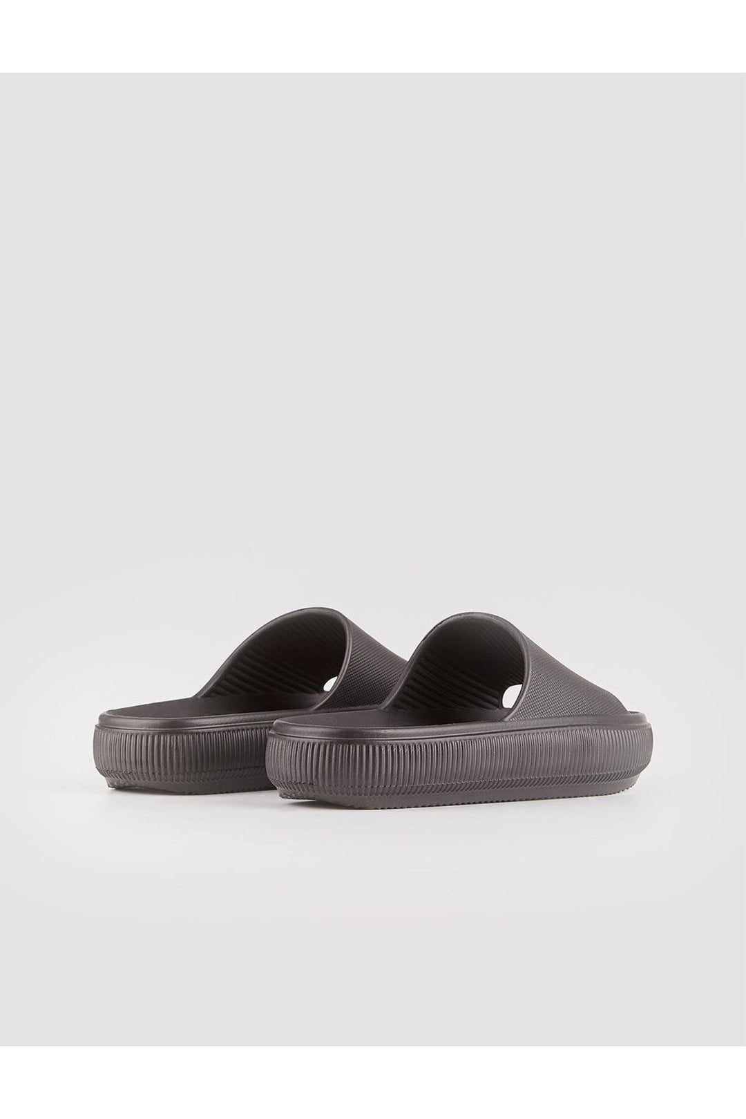 Cabani Shoes Sandales plates pour femmes en polyuréthane noir - Multicolore