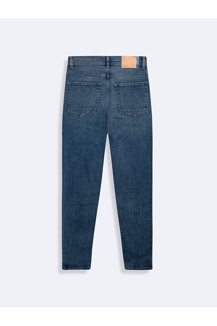 LTB New Smarty Jean Pantolon Bleu moyen Taille Mi-Haute Pantalon Droit - Bleu