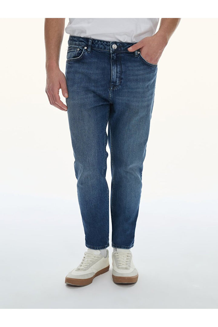LTB Pantalon Alessio Tapered - Foncé Bleu_55445