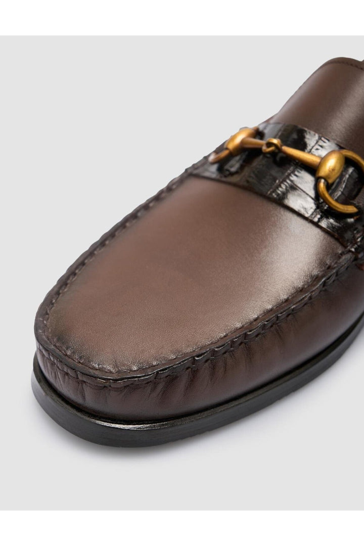 Cabani Shoes %100 Cuir véritable Chaussures classiques pour hommes Marron - Marron
