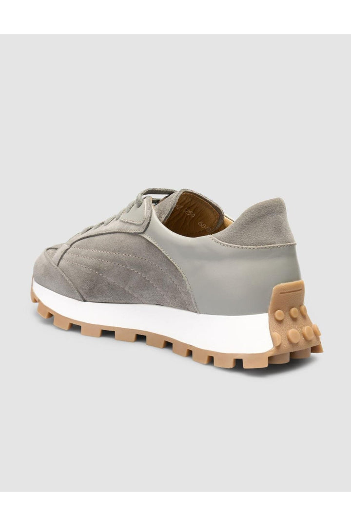 Cabani Shoes Baskets pour femmes en cuir véritable 100% beige - Sable