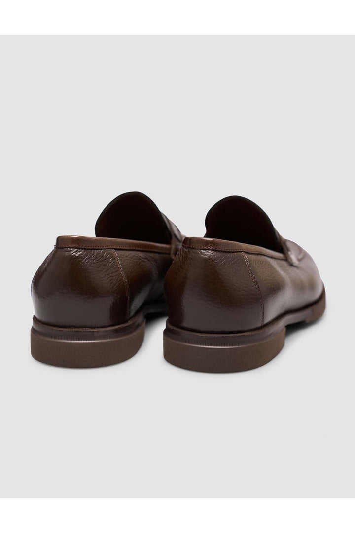 Cabani Shoes Homme Mocassins Classiques en Cuir Véritable Marron - Multicolore