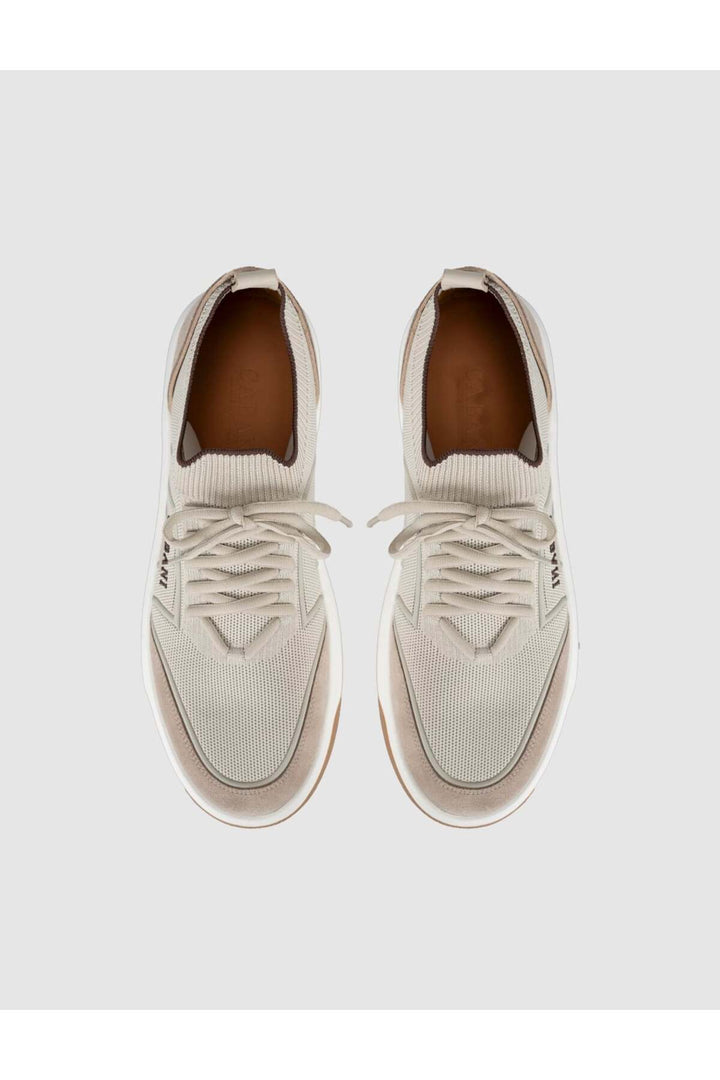Cabani Shoes Sneaker quotidien pour homme avec détails en tricot - Multicolore