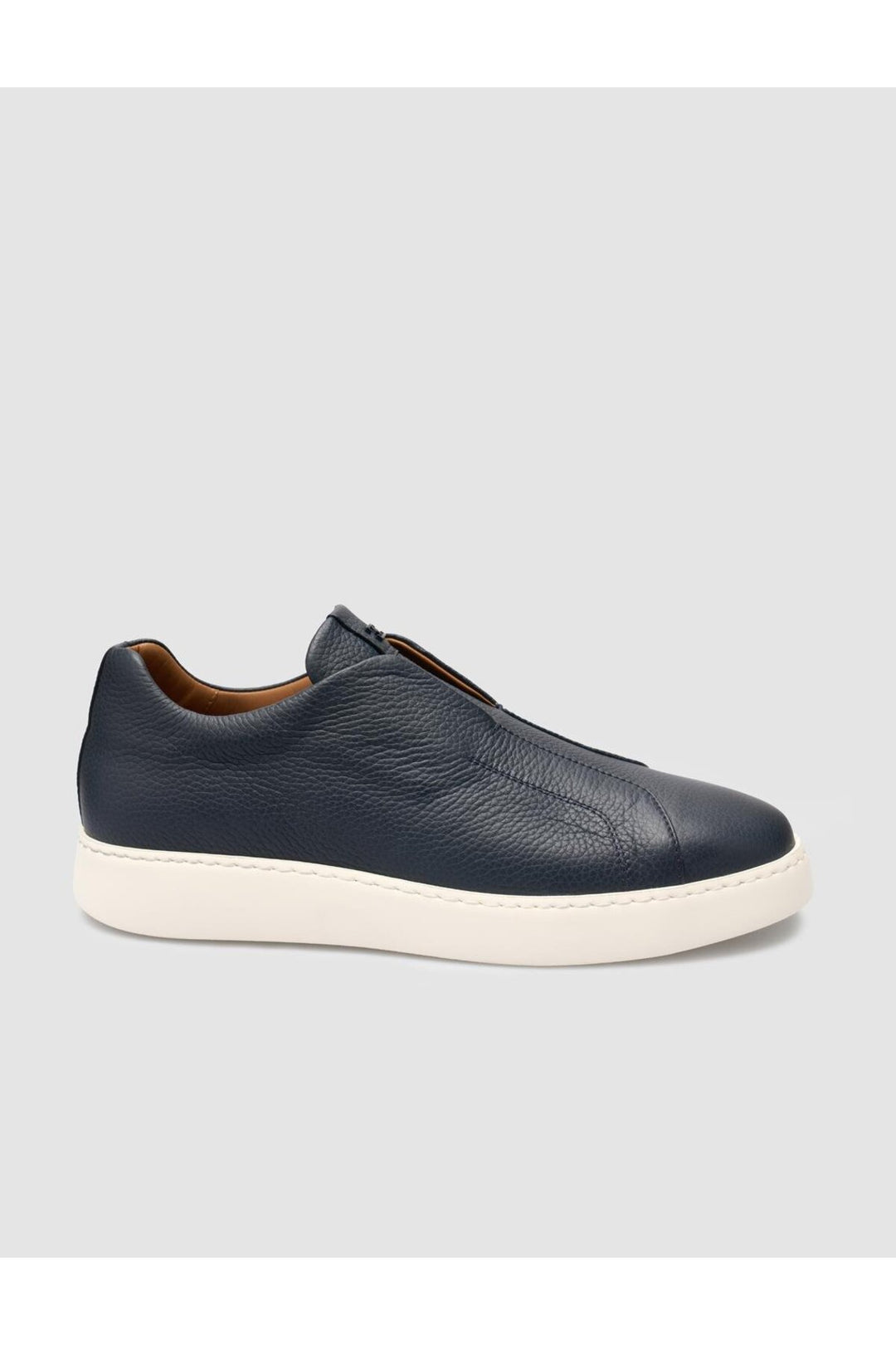 Cabani Shoes %100 Cuir véritable Bleu marine Chaussures de sport pour hommes - Bleu marine