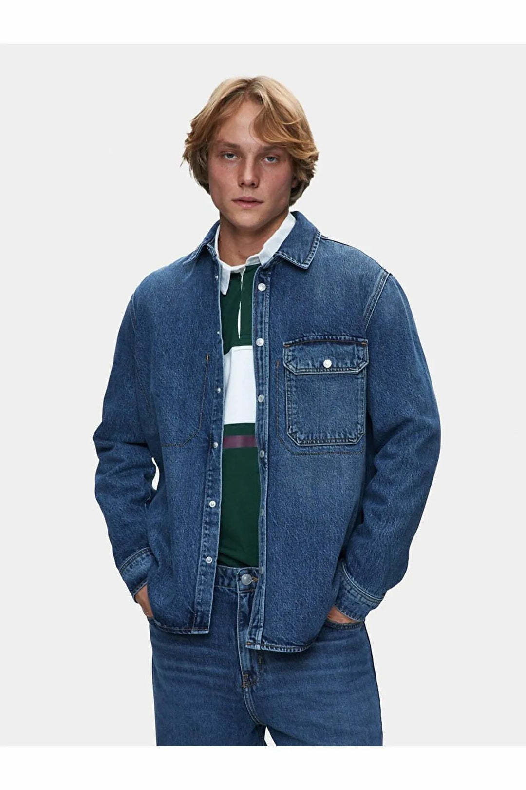 LTB Chemise en jean pour homme Aıdan Jemıma Wash