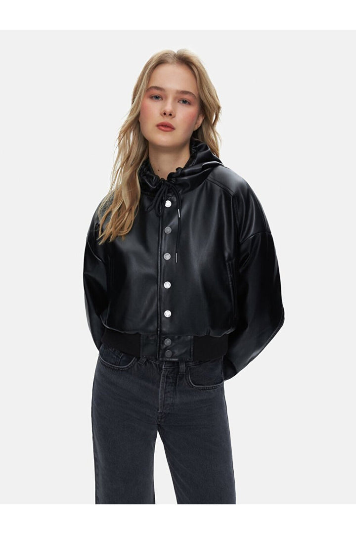 LTB Veste Noire Oversize à Capuche - si̇yah_200