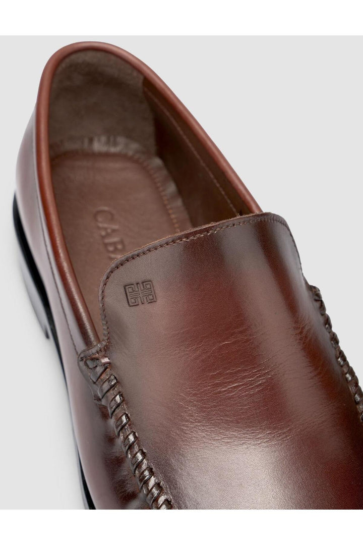 Cabani Shoes %100 Cuir véritable Chaussures classiques pour hommes Marron - Multicolore