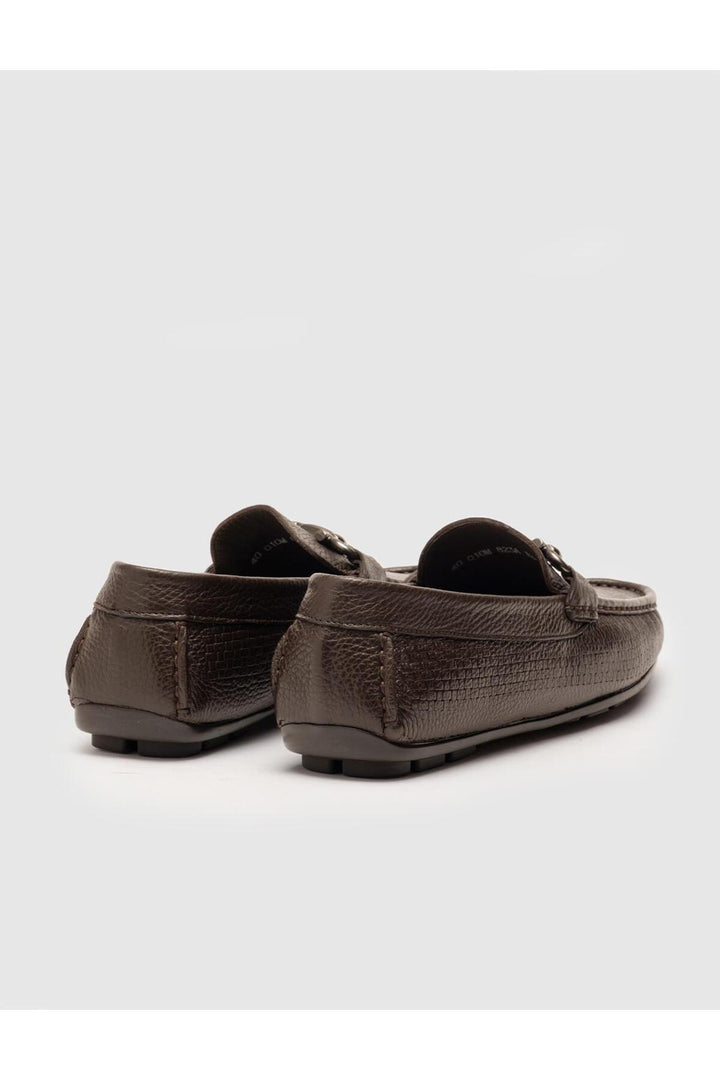 Cabani Shoes Chaussures pour hommes en cuir véritable marron - Marron