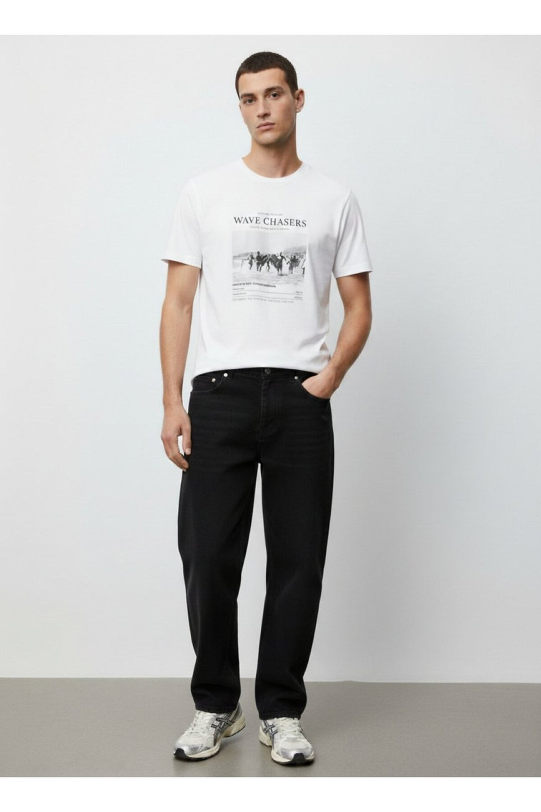 LTB T-shirt blanc imprimé - Blanc