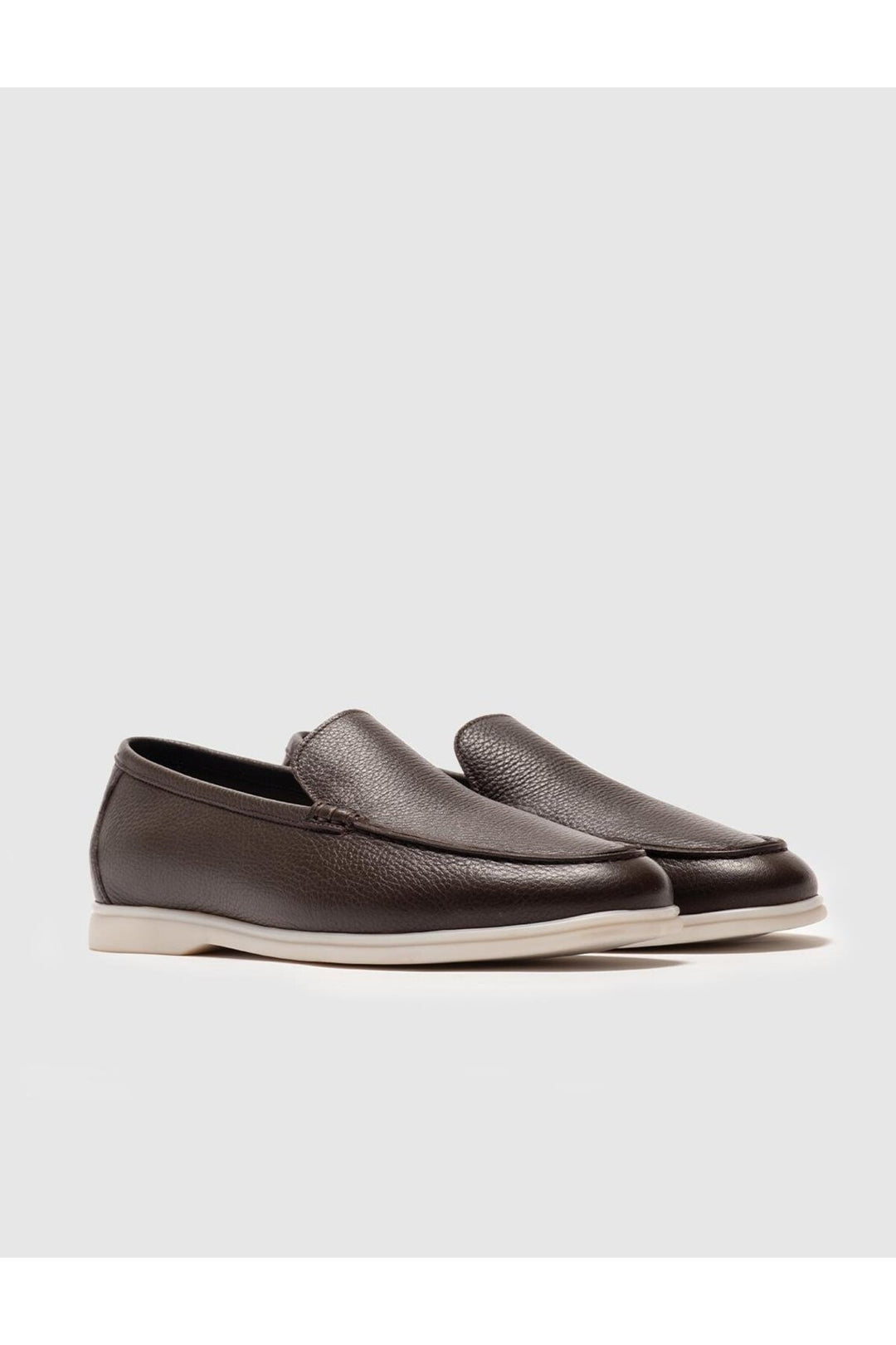 Cabani Shoes Chaussures de ville pour hommes en cuir véritable marron - Marron