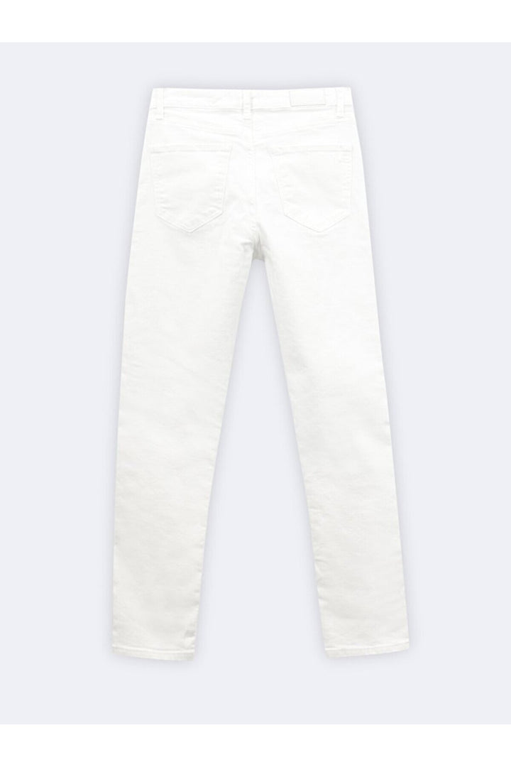 LTB Pantalon Slim Taille Moyenne Ronna X - Blanc_