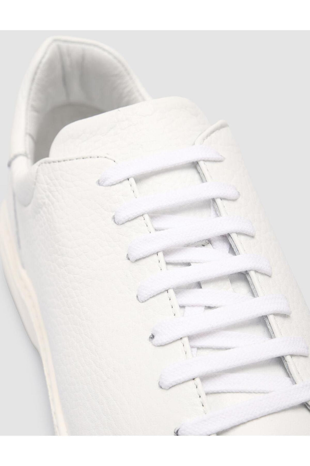 Cabani Shoes %100 Cuir véritable Baskets blanches pour hommes - Blanc