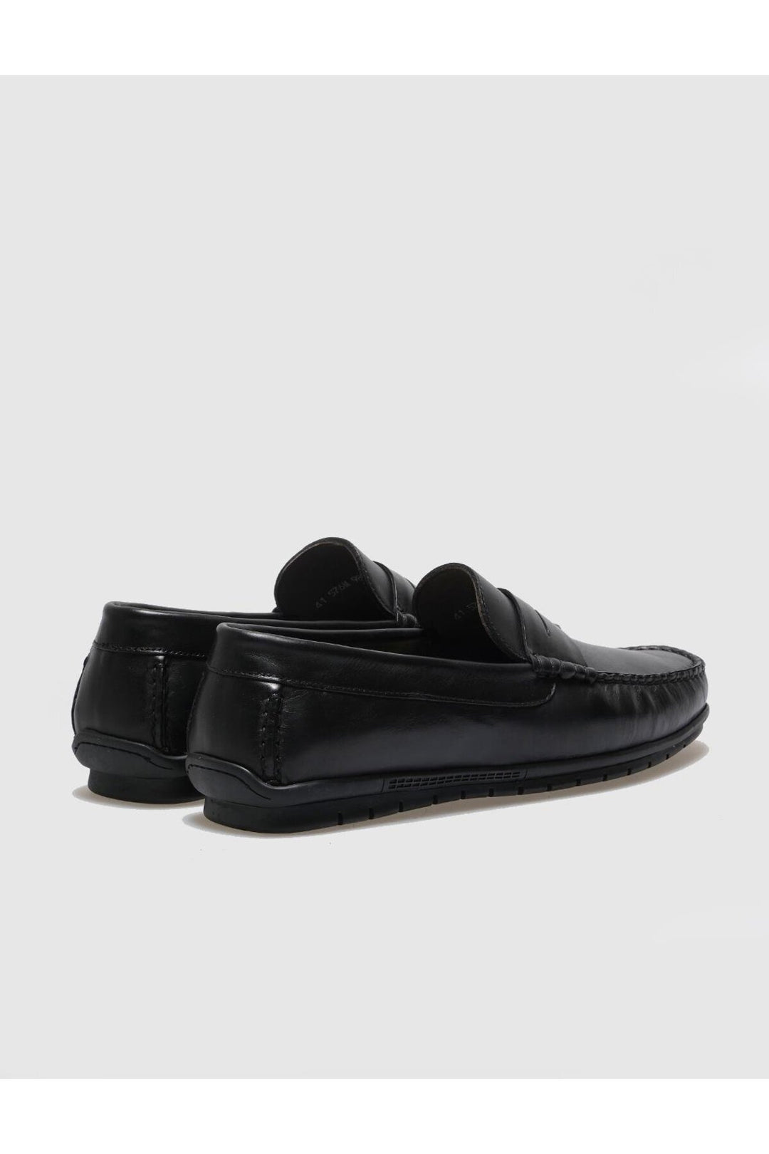 Cabani Shoes Chaussures décontractées pour hommes en cuir véritable avec ceinture noire - Noir