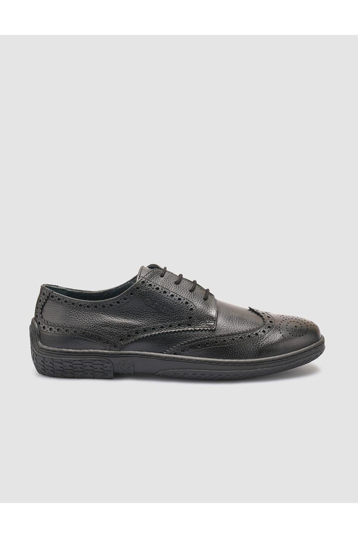 Cabani Shoes Chaussures de ville pour hommes en cuir véritable noir 100% - Multicolore