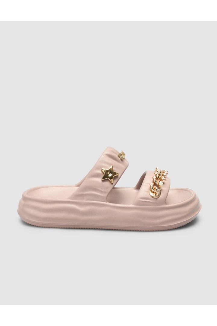 Cabani Shoes Snx Charme Détail Vison Femme Sandale Eva - Vison
