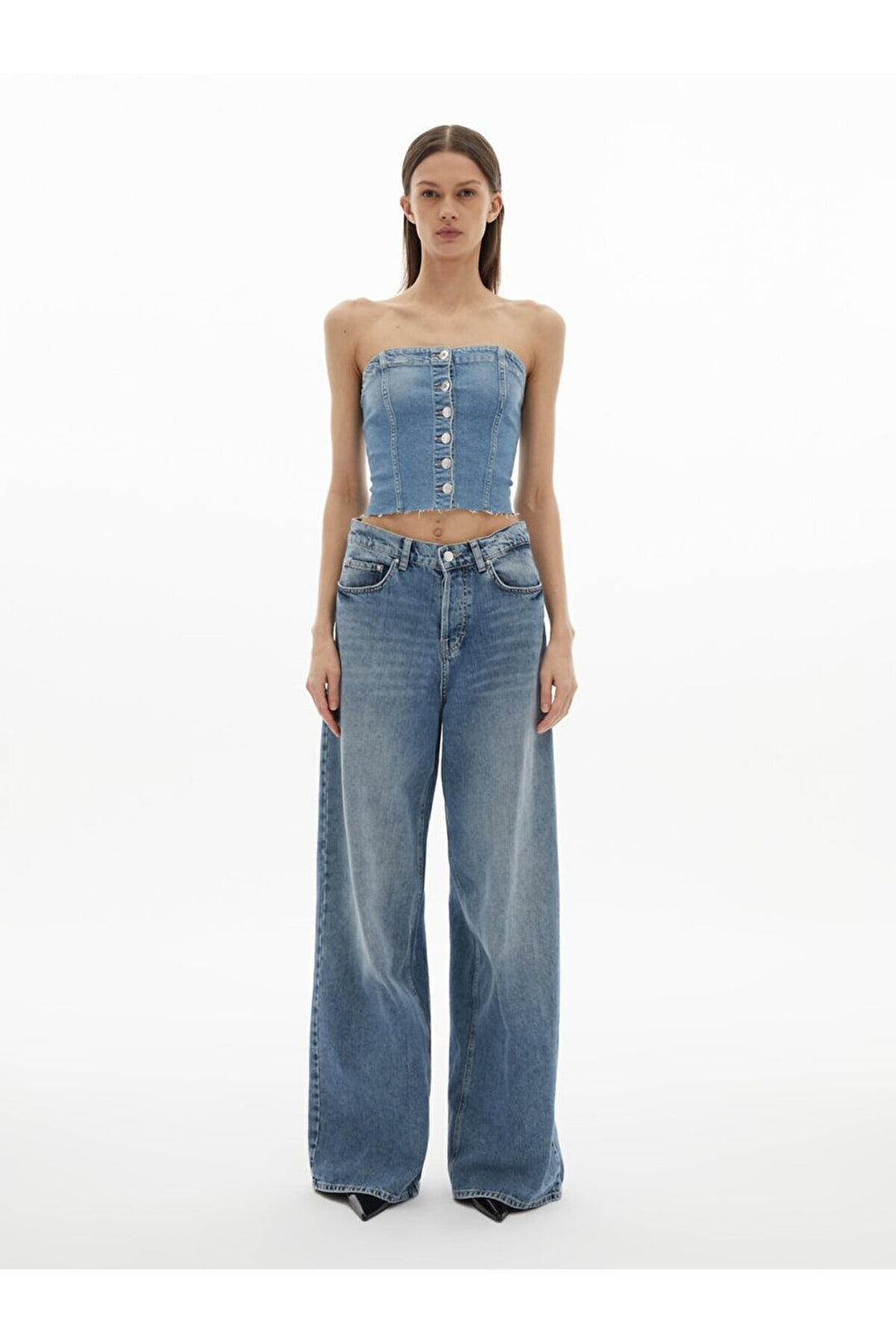 LTB Jean bustier sans bretelles Jalena