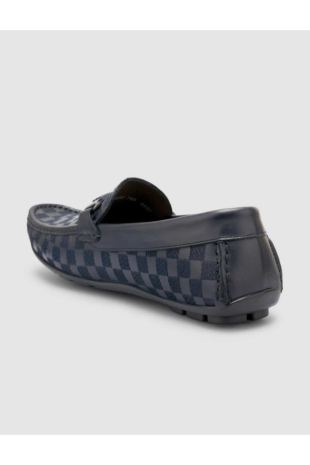 Cabani Shoes %100 Cuir Véritable Mocassins Pour Hommes Détails Boucle Bleu Marine - Bleu marine