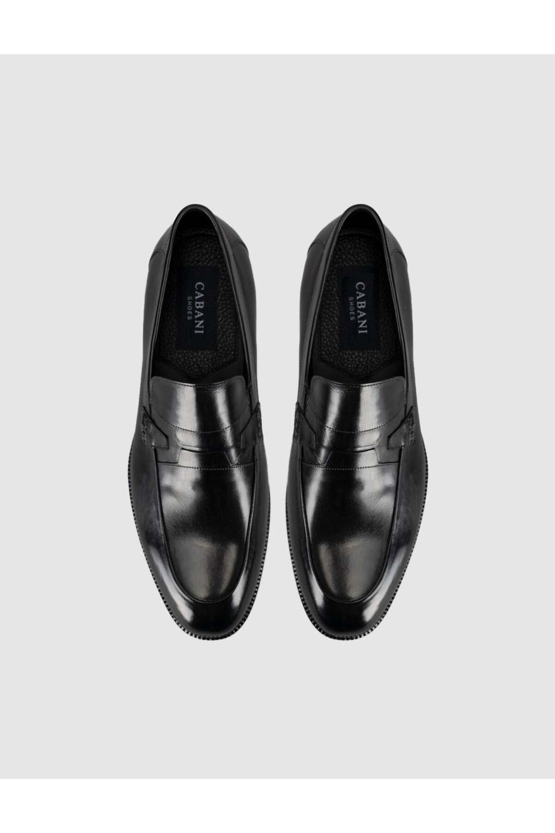 Cabani Shoes Chaussures classiques pour hommes noires avec détails en crocodile - Multicolore