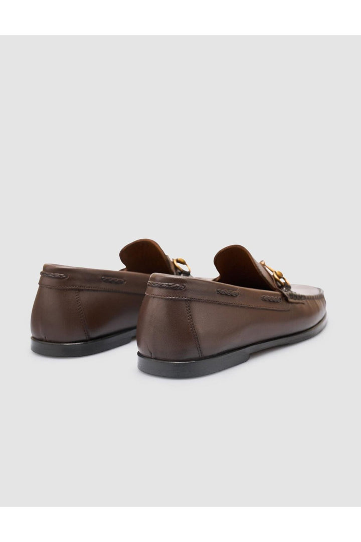 Cabani Shoes %100 Cuir véritable Chaussures classiques pour hommes Marron - Marron