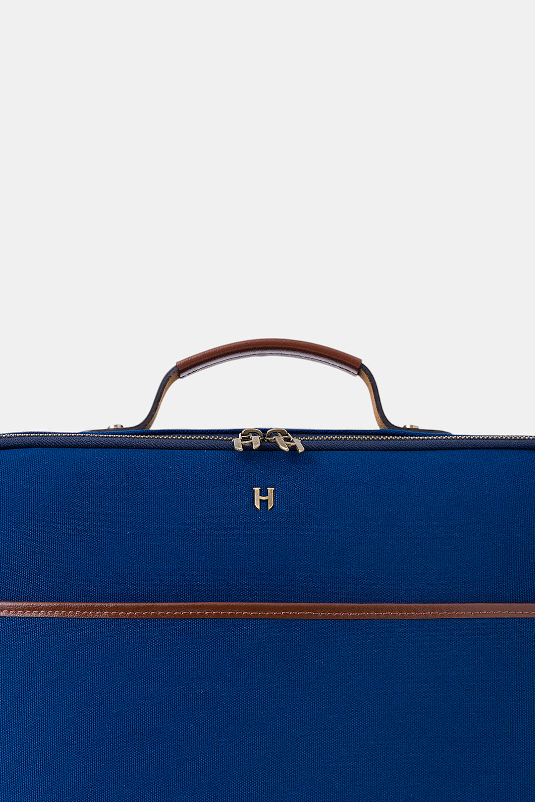 Helmbrook Sac pour ordinateur portable Boris en cuir véritable 15,6"à compartiment unique pour homme