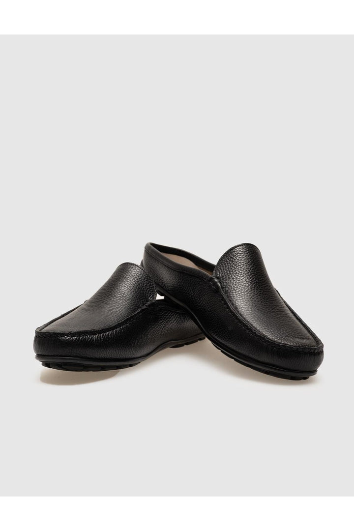 Cabani Shoes Sandales décontractées pour hommes en cuir véritable marron - Multicolore