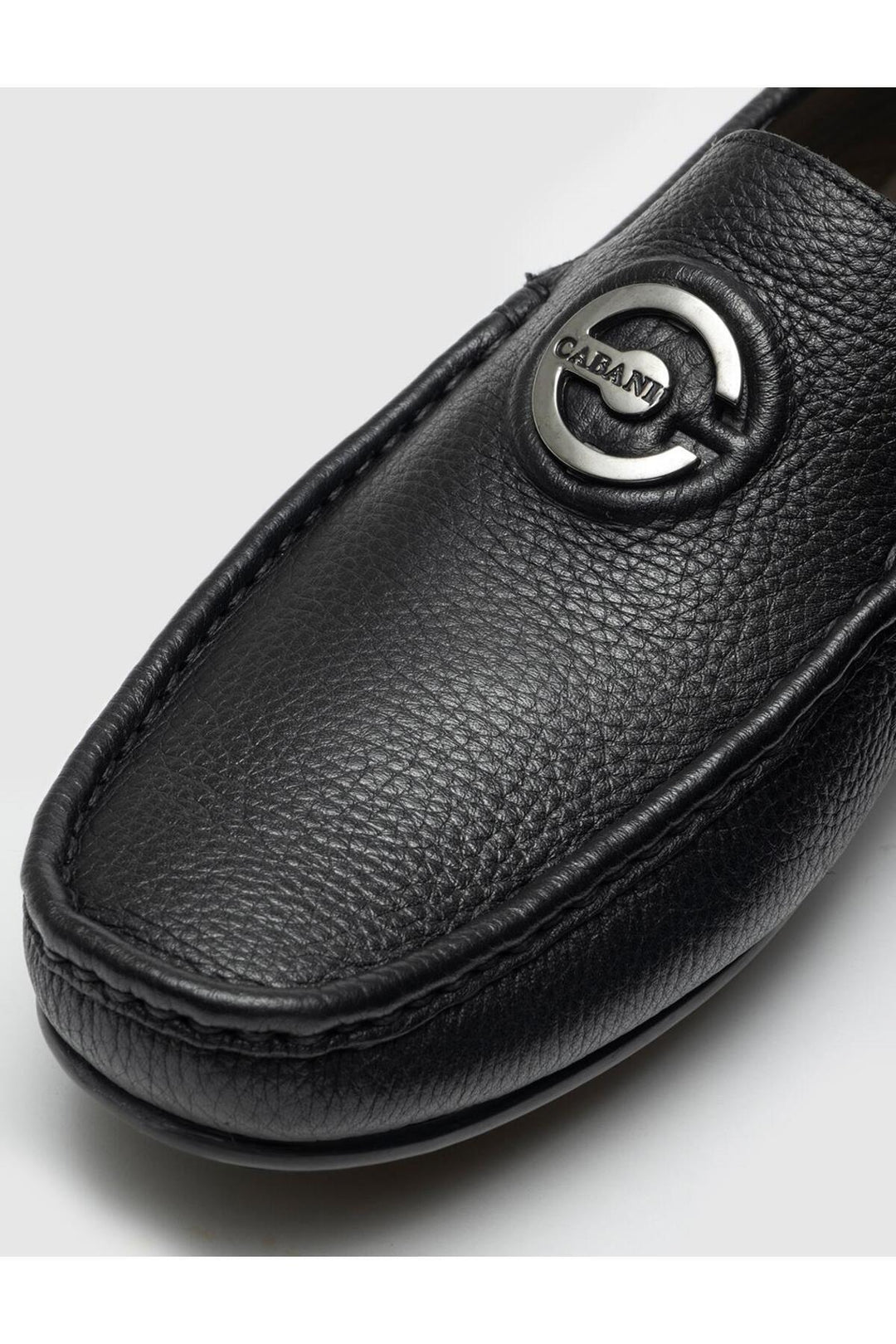 Cabani Shoes Mocassin homme en cuir véritable noir - Noir