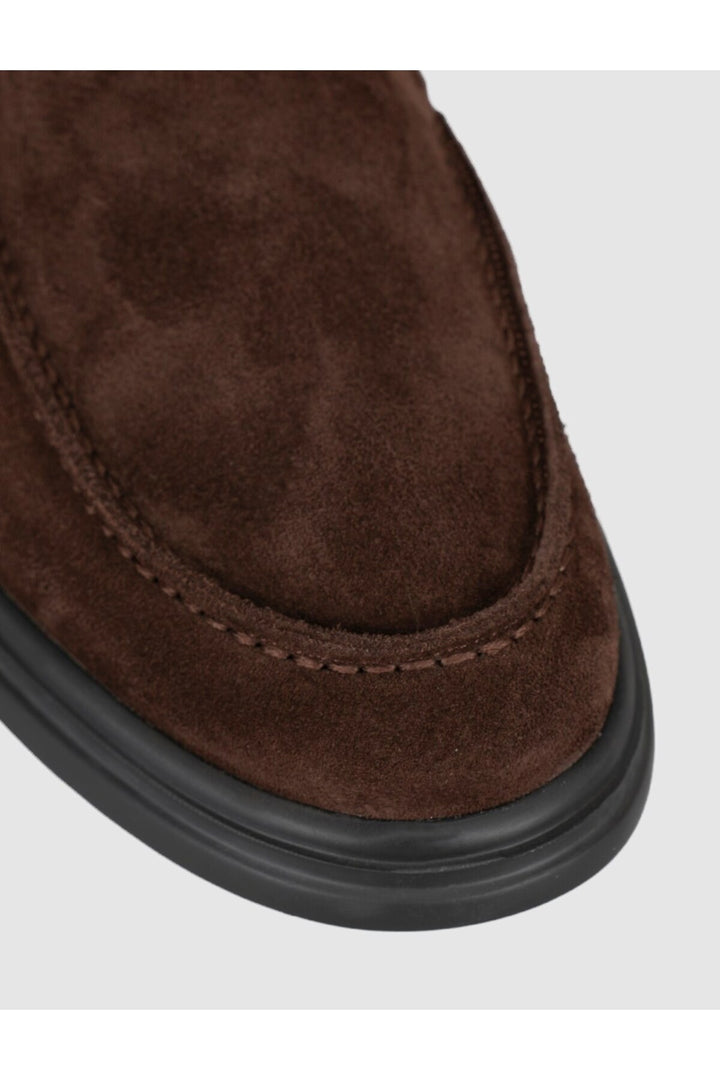 Cabani Shoes Chaussures Loafer pour hommes en cuir véritable marron - Multicolore