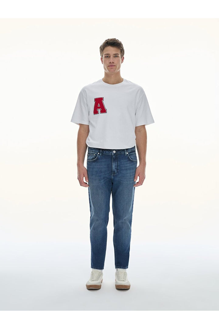 LTB Pantalon Alessio Tapered - Foncé Bleu_55445