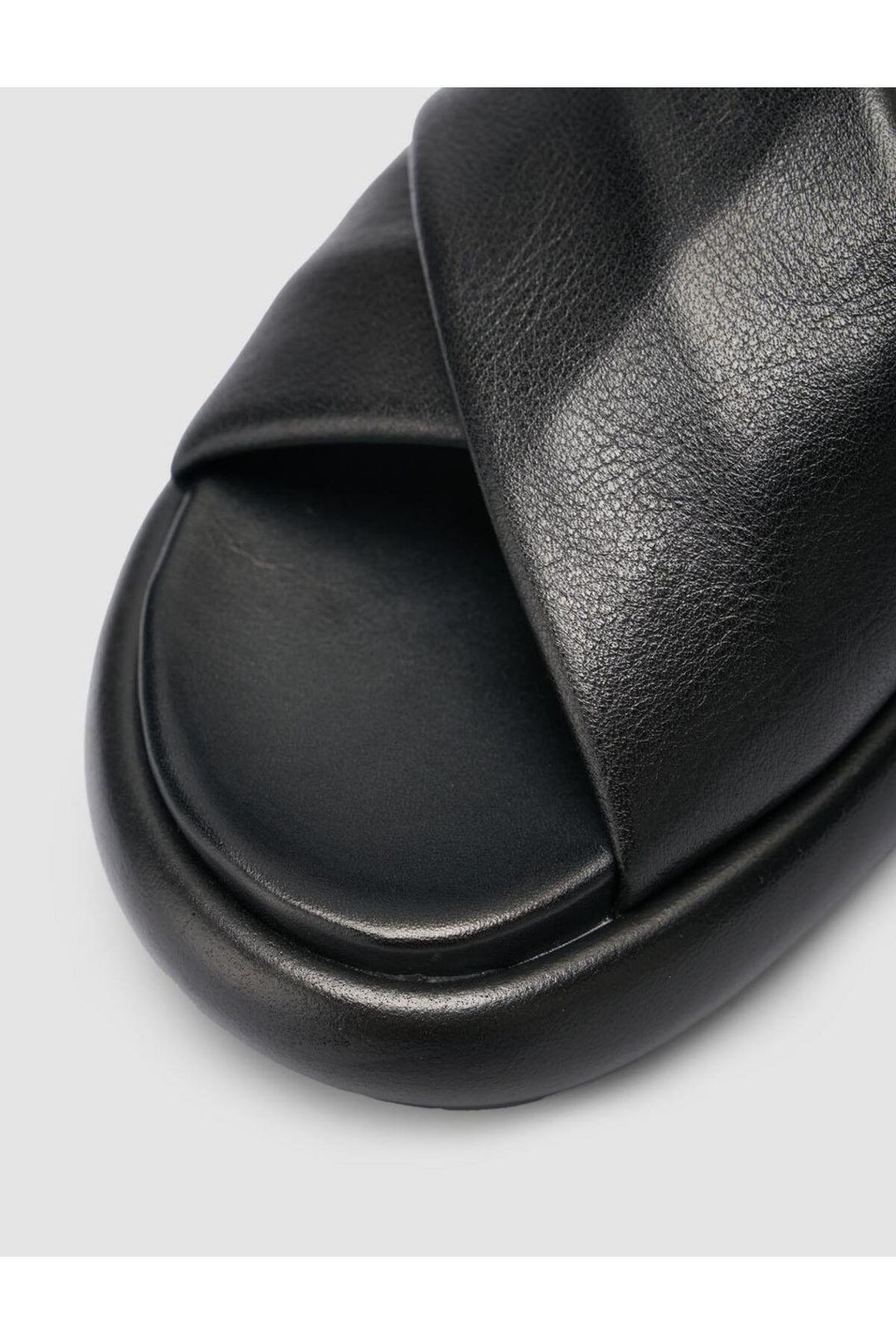 Cabani Shoes %100 Cuir véritable Sandales noires pour femmes - Noir