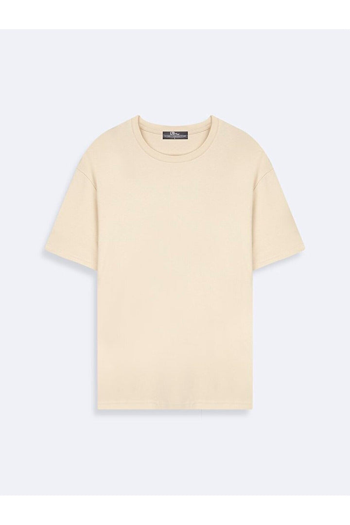 LTB Basıc Loose Beige T-shirt - Beige_1060