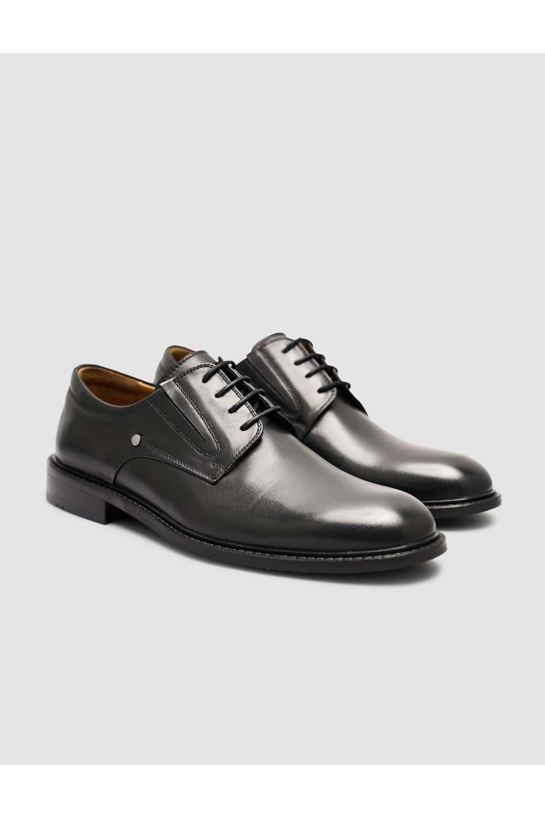 Cabani Shoes Chaussures classiques pour hommes en cuir véritable noir Soft pour la marche. - Noir