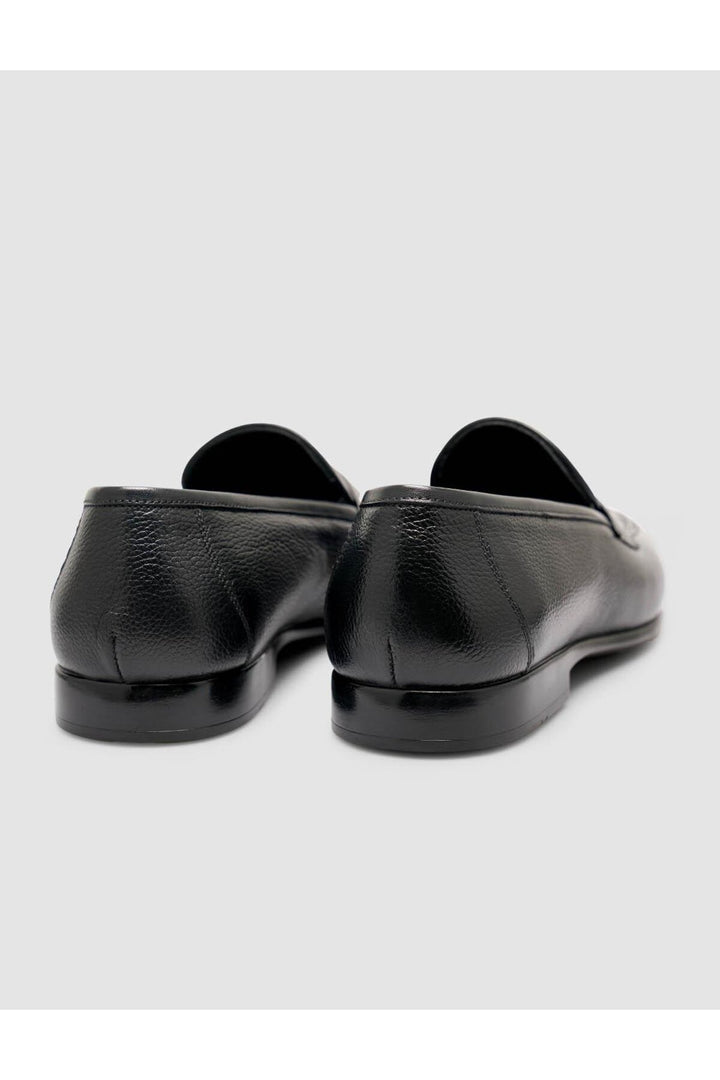 Cabani Shoes %100 Cuir véritable Noir Homme Classique Loafer - Noir
