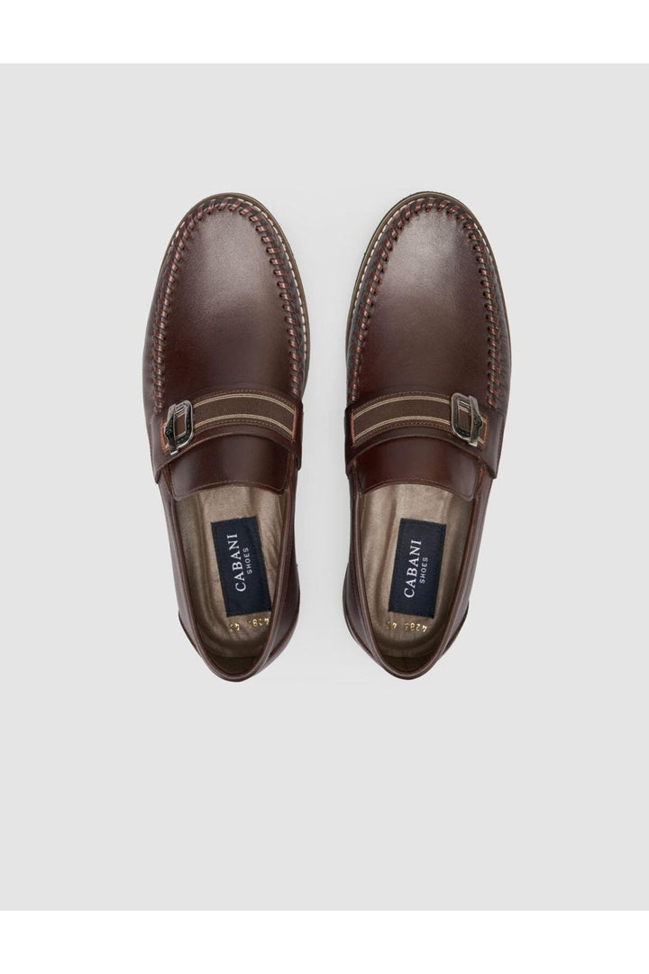 Cabani Shoes %100 Cuir véritable Mocassins pour hommes marron - Marron