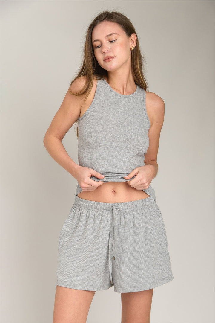 Lovely Things Pantalon de pyjama caraco CAROL - Bourgogne