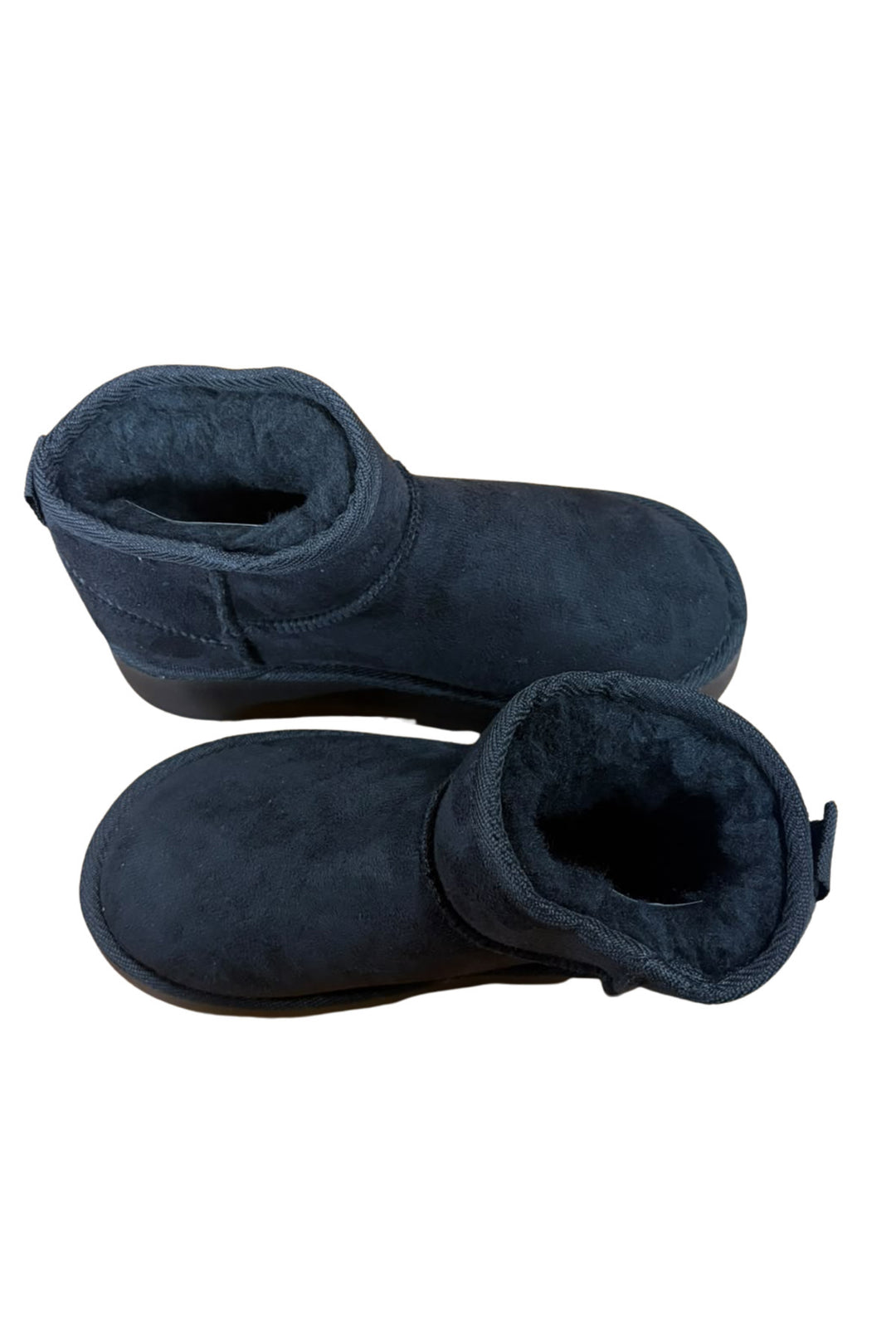 Wavelys Bottines pour femmes noires avec intérieur en fourrure, adaptées à un usage quotidien. - Noir