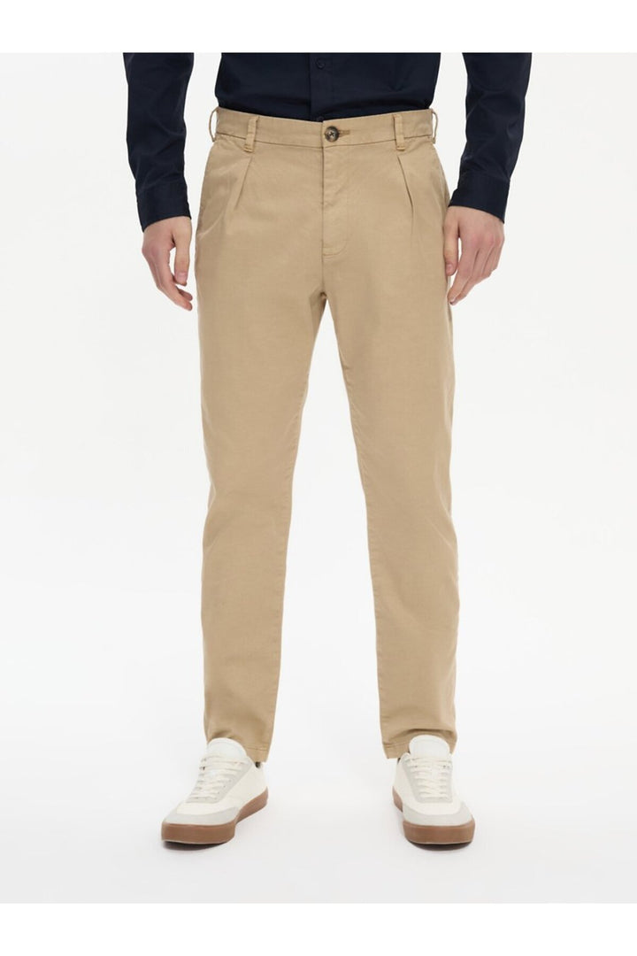 LTB Pantalon Basic Gabardine Regular Beige
