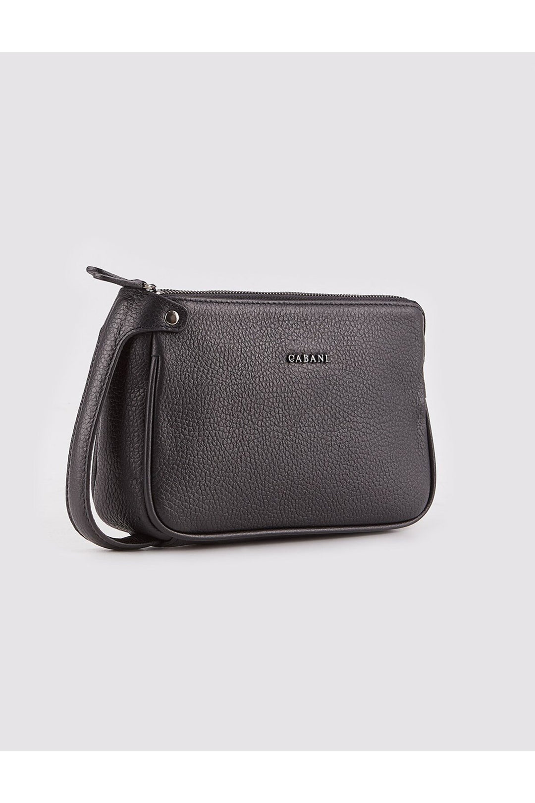 Cabani Shoes Sac à main en cuir véritable noir - Noir
