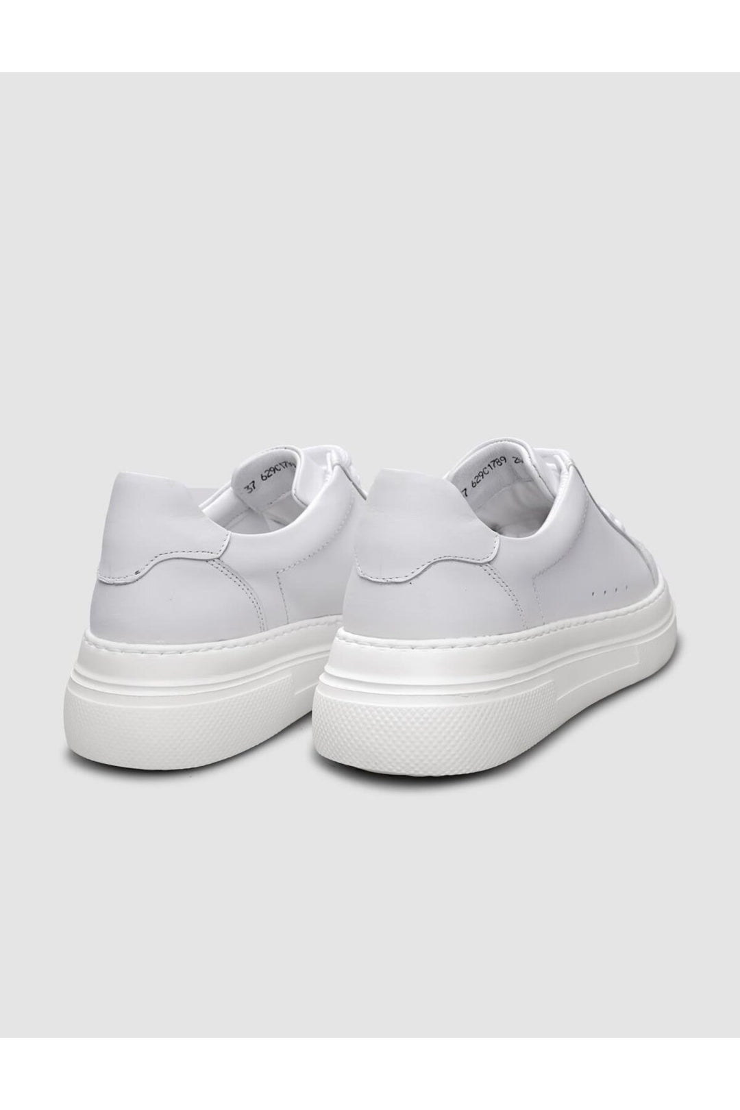 Cabani Shoes %100 Cuir véritable Baskets blanches à lacets pour femmes - Multicolore