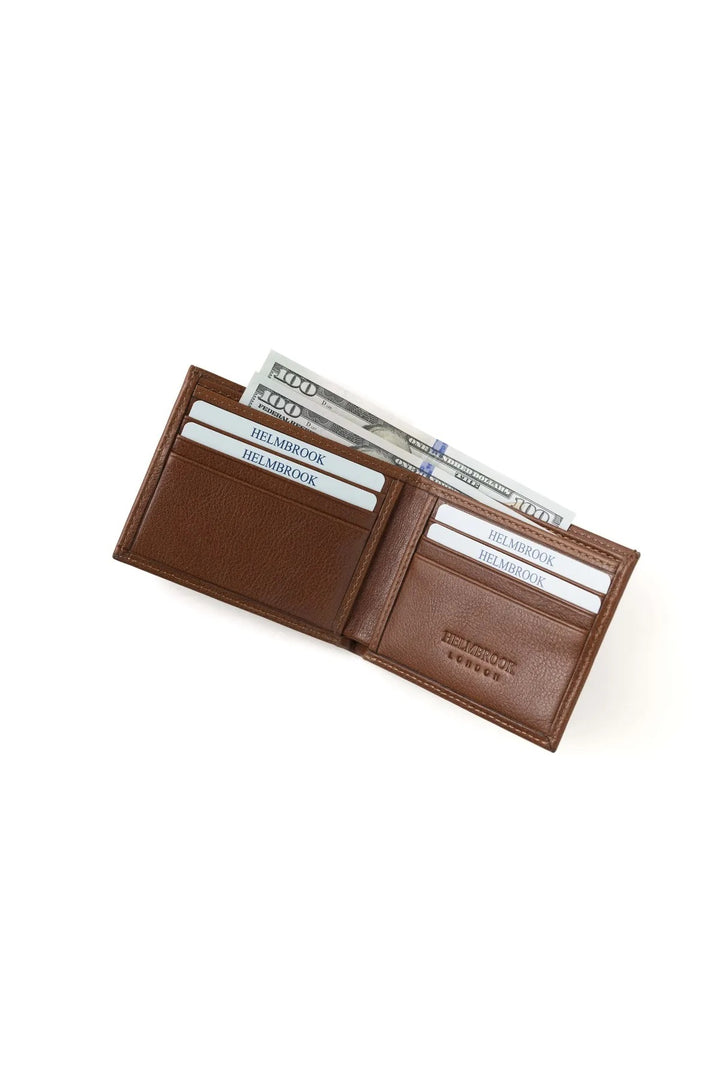 helmbrook Portefeuille en Cuir Véritable Homme Multi-Baie RFID Protégé Dean Tan