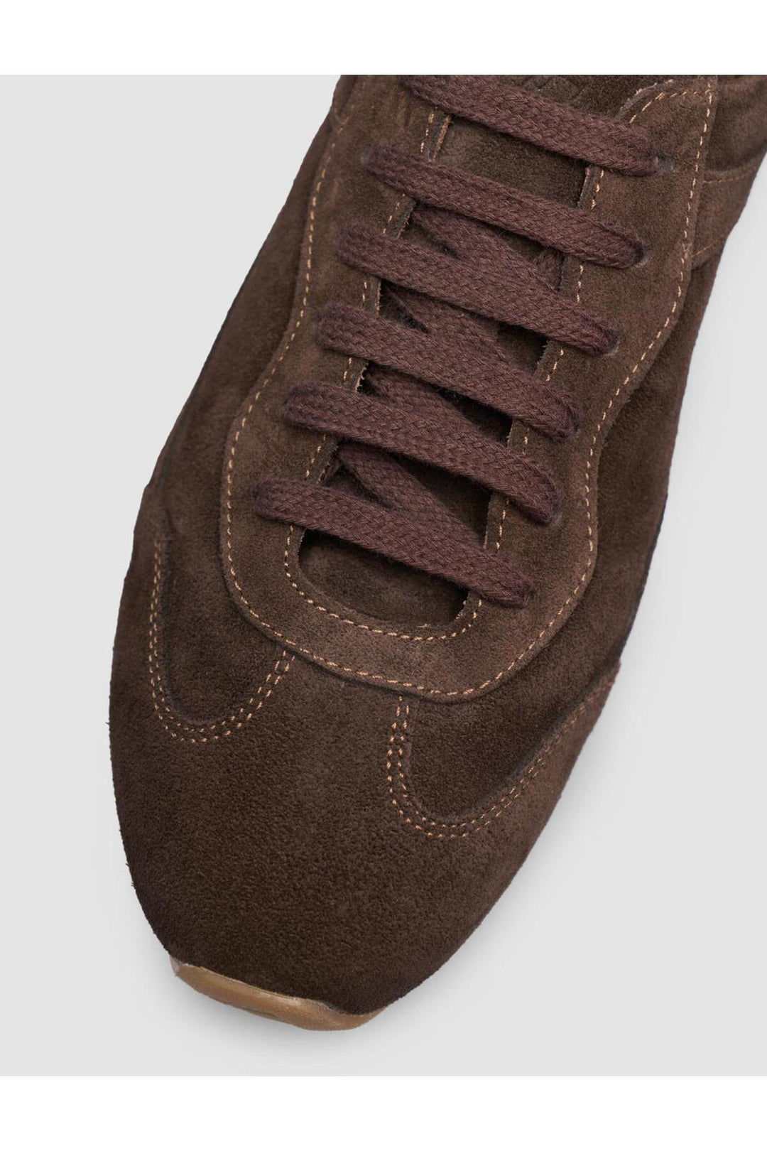 Cabani Shoes Baskets femme en cuir suédé marron - Marron
