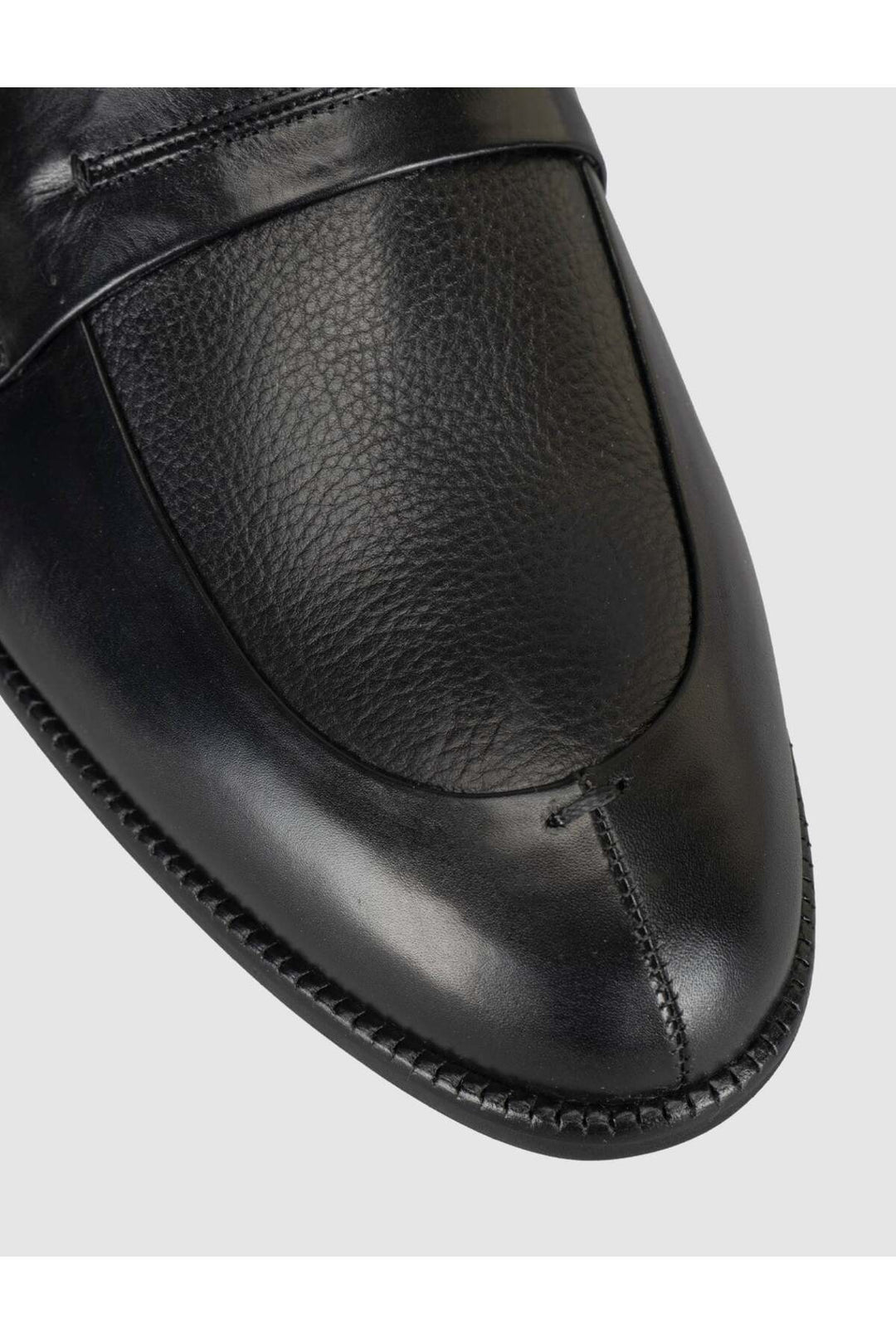 Cabani Shoes Chaussures classiques pour hommes en cuir noir premium - Multicolore