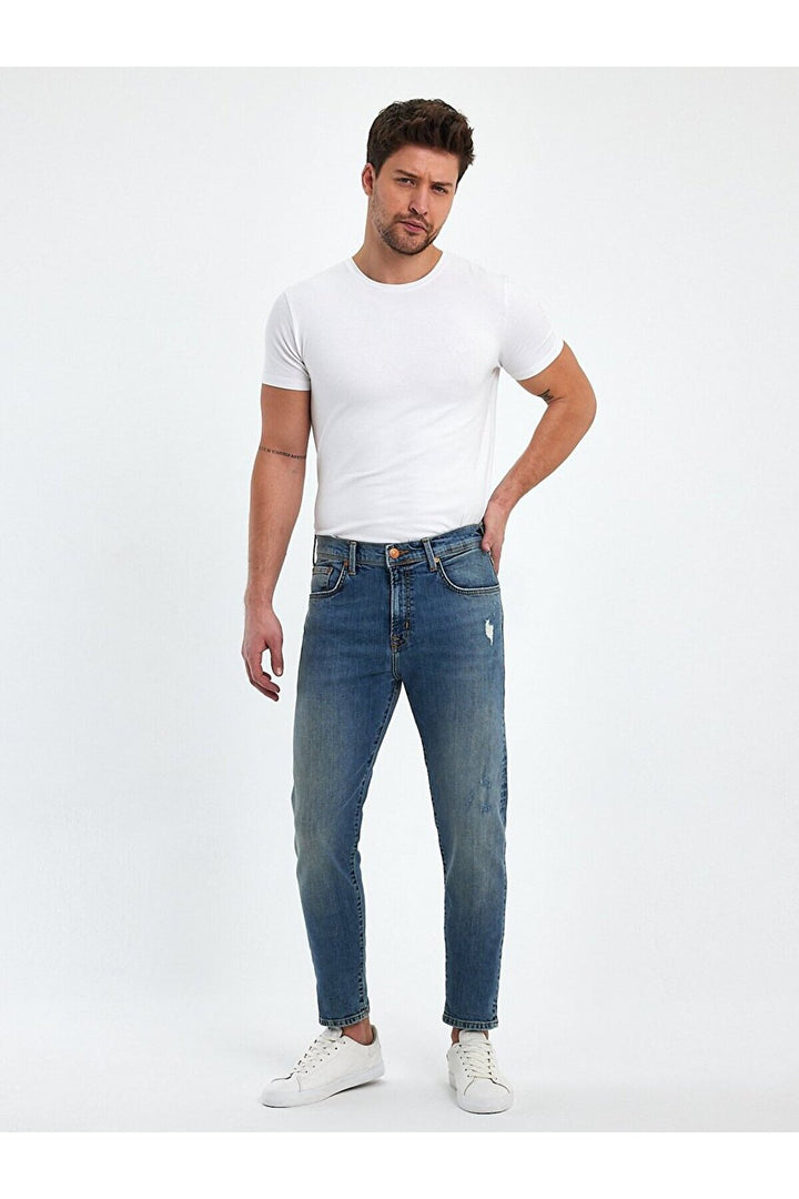LTB Pantalon en jean Diego X Y à taille moyenne et à jambes étroites