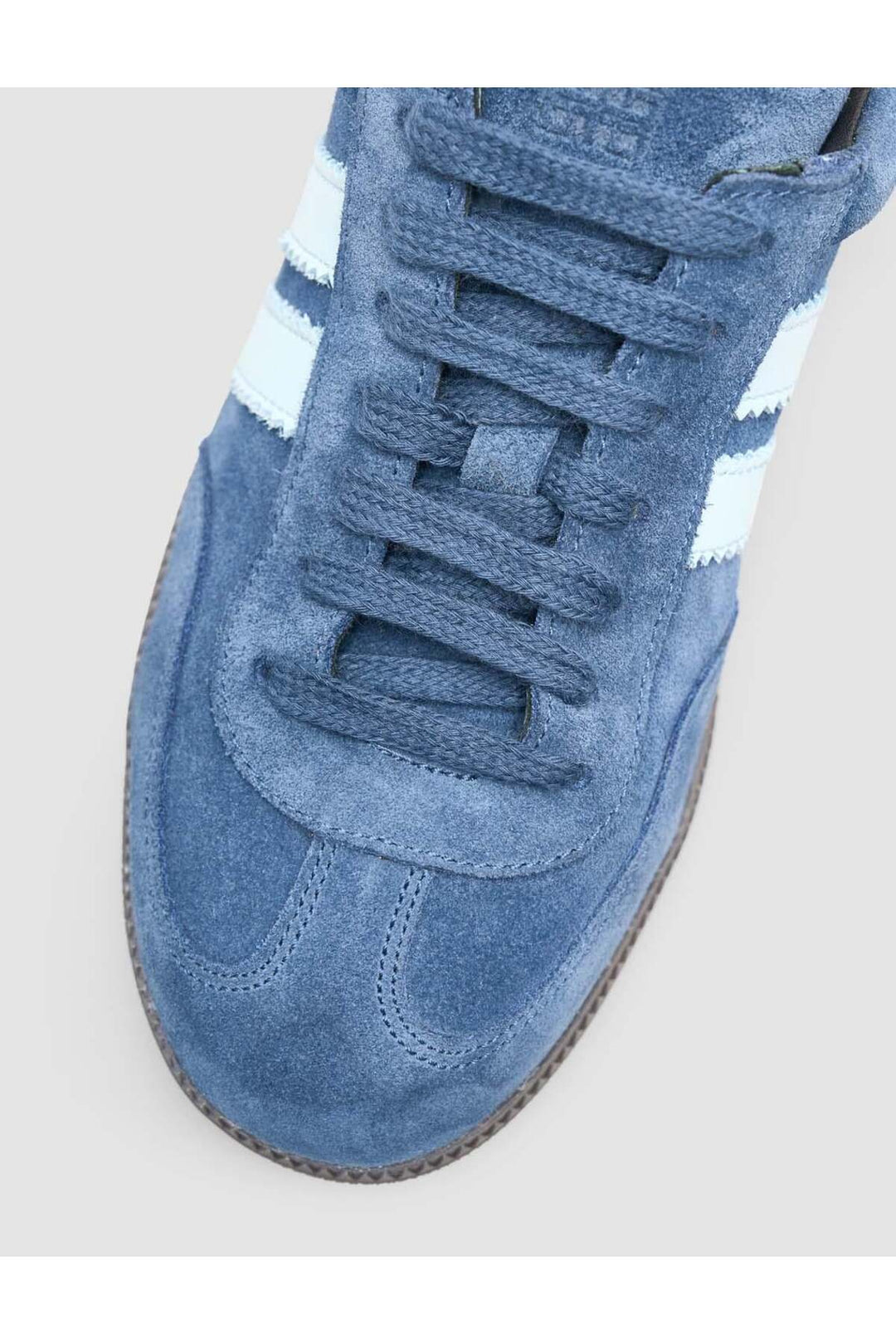 Cabani Shoes %100 Cuir véritable Baskets femmes bleues - Bleu