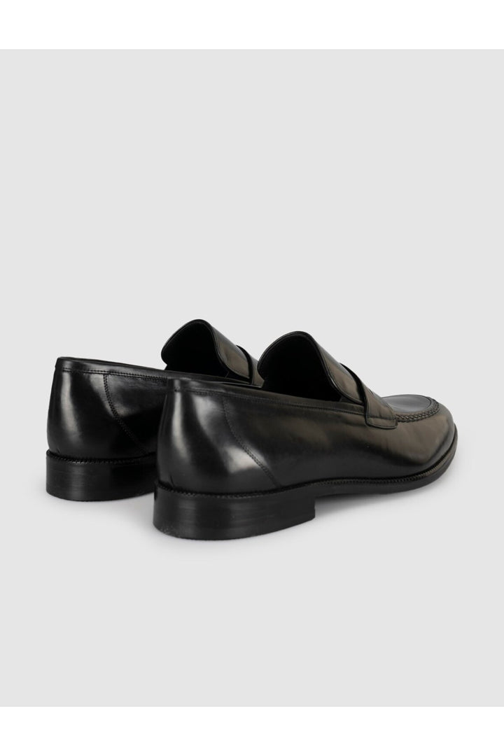 Cabani Shoes Chaussures classiques pour hommes en cuir noir premium - Multicolore
