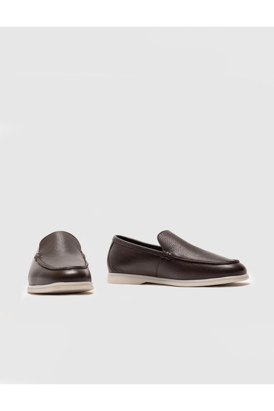 Cabani Shoes Chaussures de ville pour hommes en cuir véritable marron - Marron
