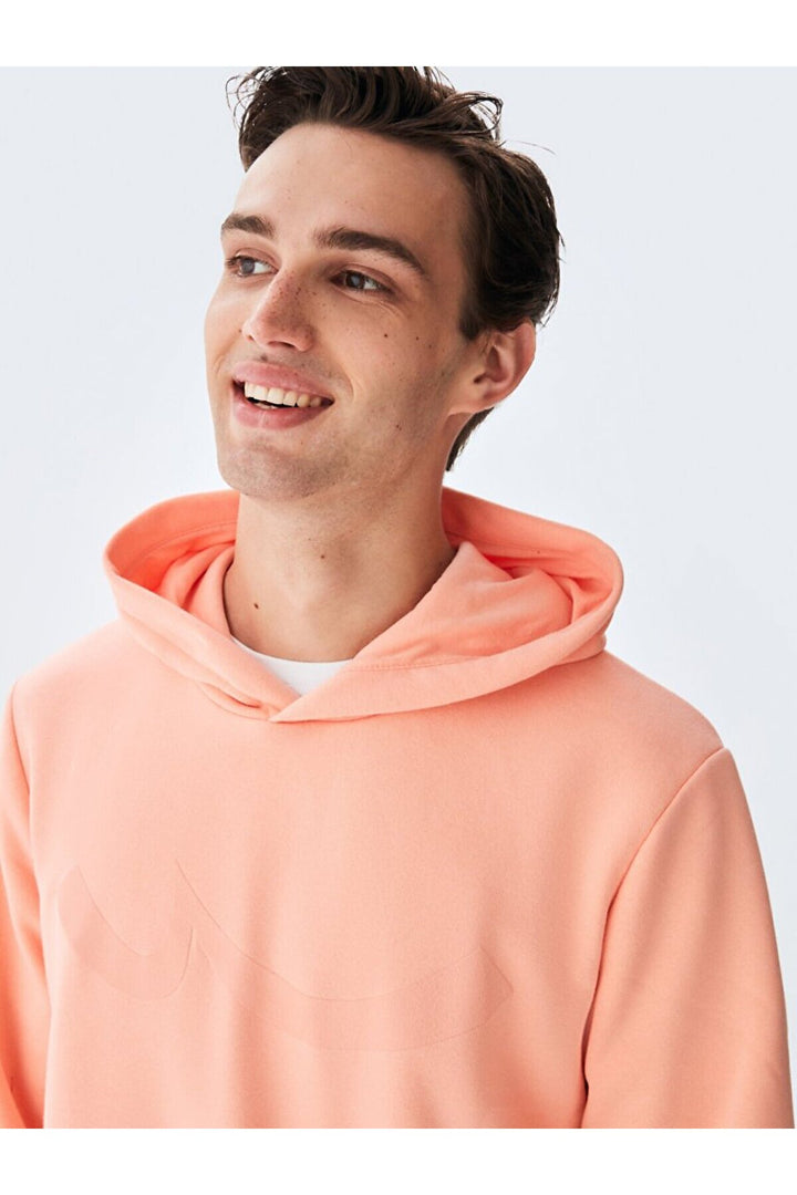 LTB Sweat à capuche Tinned Zipless Regular Fit Orange