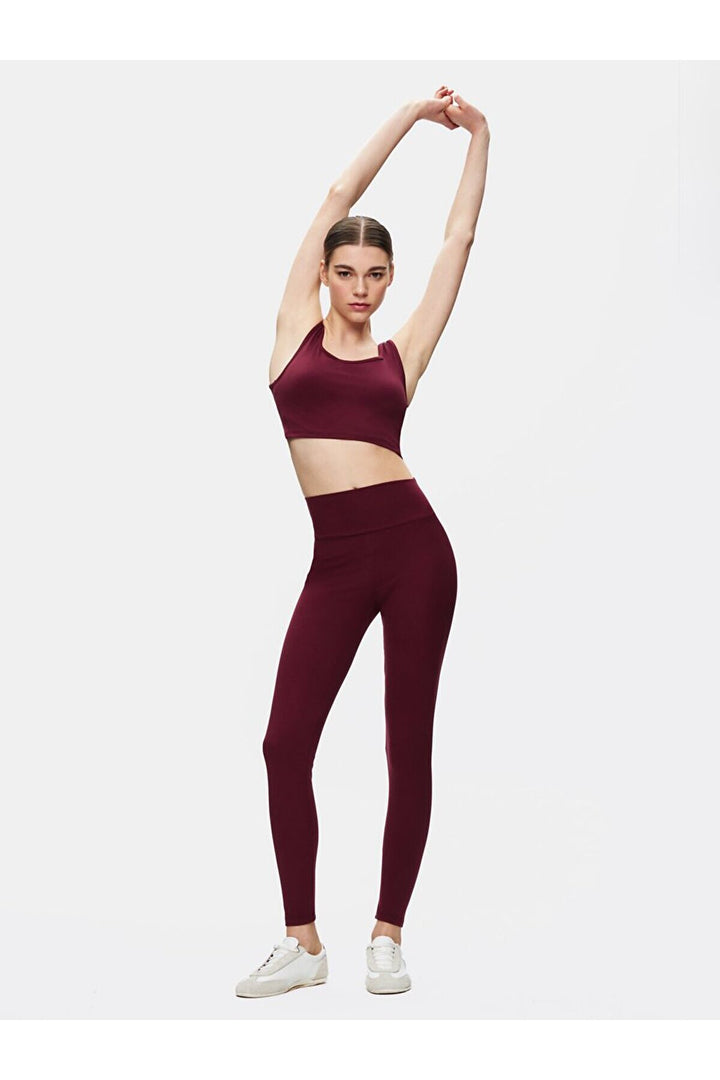 LTB Legging rouge basique Slım