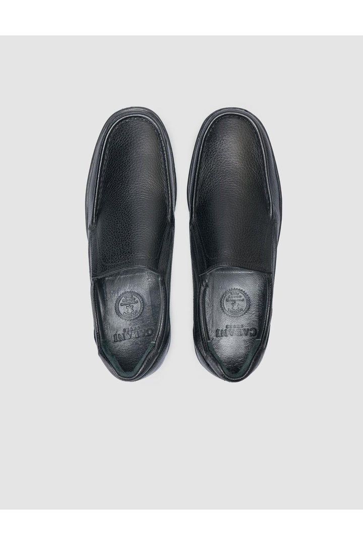 Cabani Shoes Chaussures de ville pour hommes en cuir véritable noir 100% - Multicolore