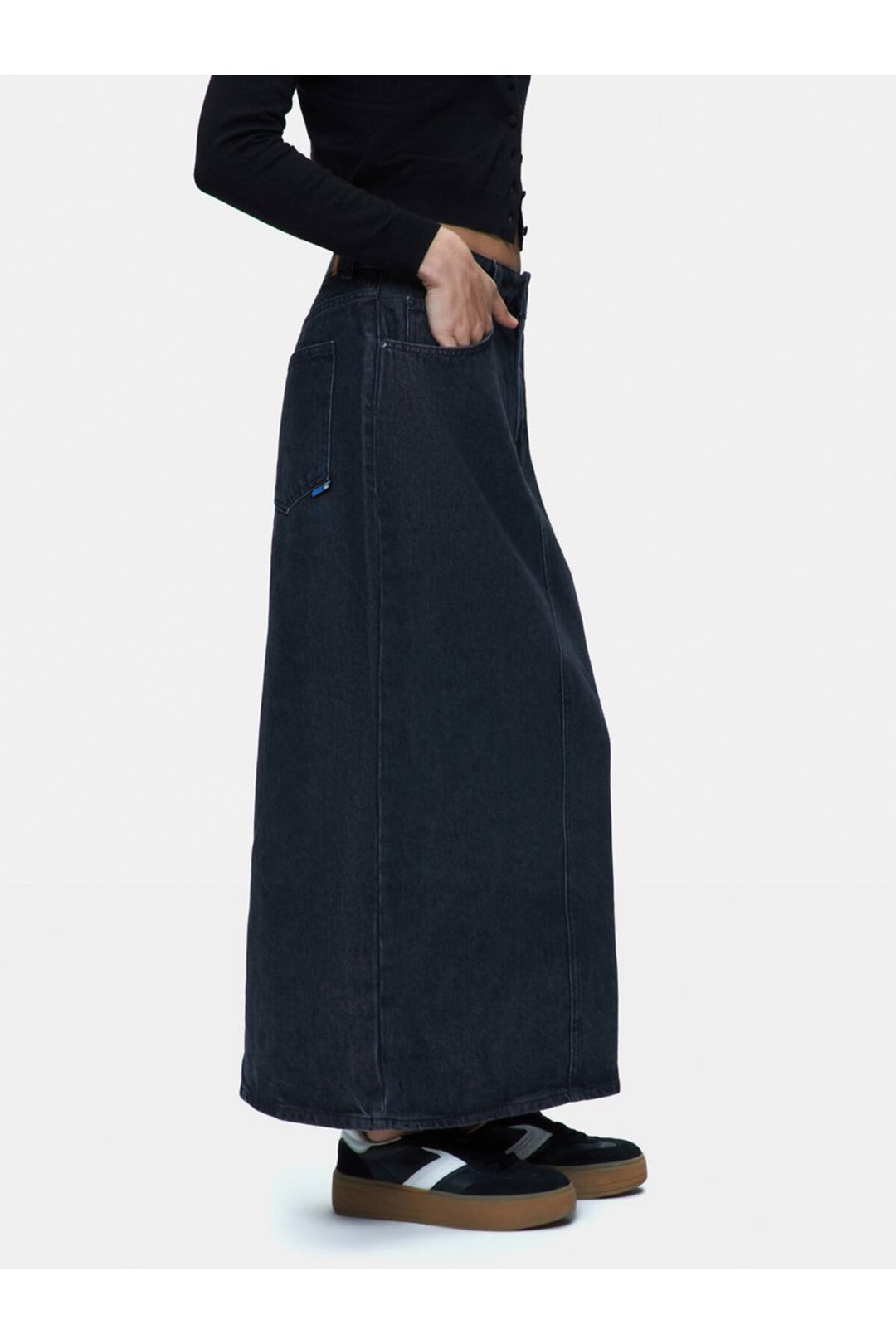 LTB Danica Skirt Mi-bleu indigo Jupe - Bleu