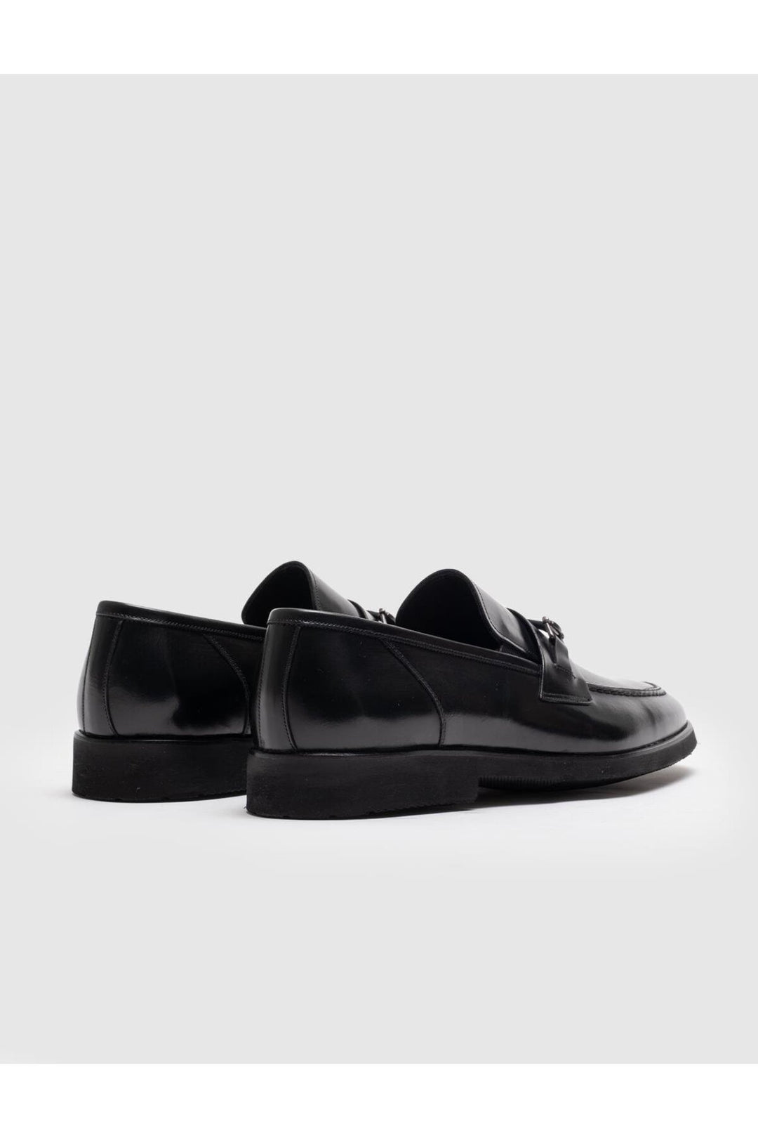 Cabani Shoes Chaussures classiques pour hommes en cuir véritable noires - Noir